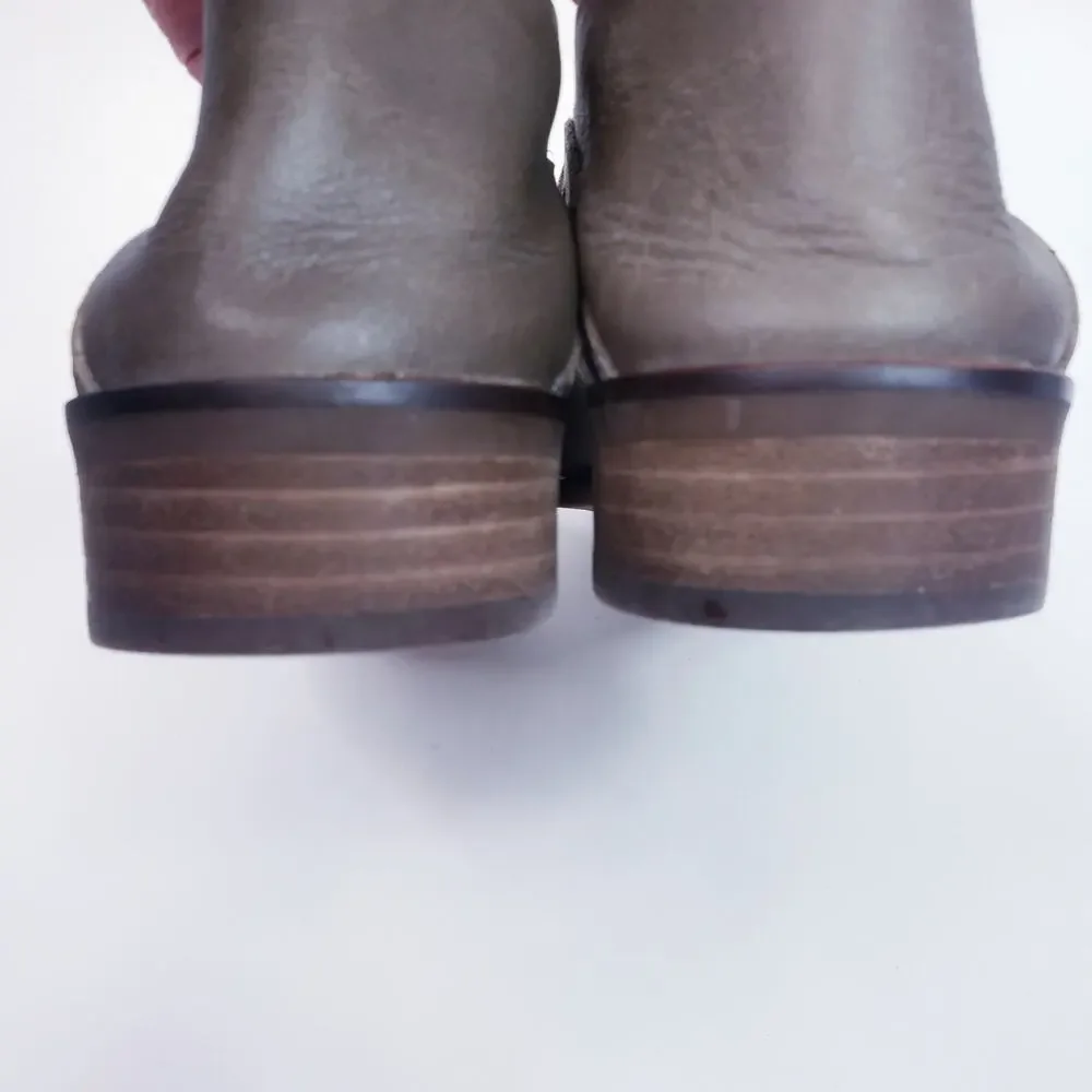 Lucky Brand Cahill Leather Loafers Flats Taupe Size 7